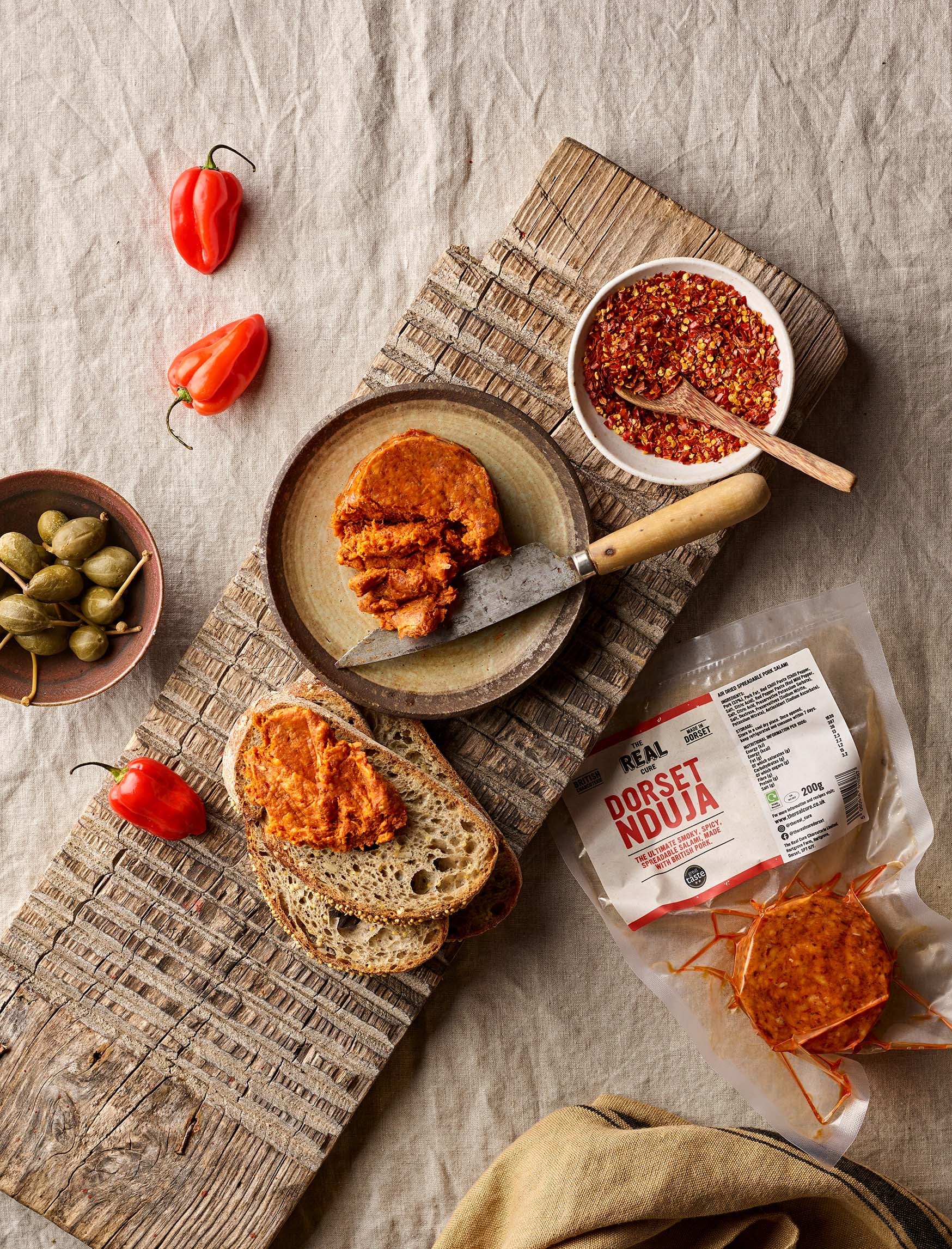 The Real Cure Dorset Nduja 200g